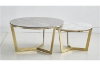 Picture of LUXE Ceramic Coffee Table (Golden Legs)