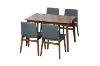 Picture of KORY 5PC Dining Set (Gray)