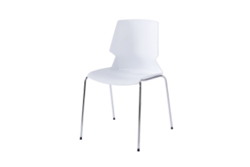 Picture of EVOLVE Stackable Visitor Chair (White)