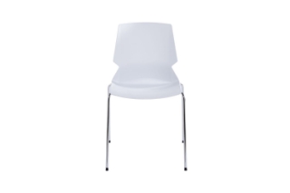 Picture of EVOLVE Stackable Visitor Chair (White) - Each