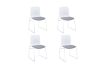 Picture of NEXUS Stackable Visitor Chair (Grey) - 4 Chairs in 1 Carton
