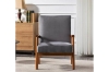 Picture of BARNHOUSE Velvet Armchair (Grey)