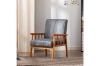 Picture of BARNHOUSE Spotted Microfiber Armchair (Grey) 