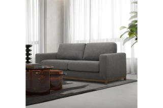 Picture of SIESTA Fabric Sofa Range (Dark Grey) - 3 Seater (Sofa)
