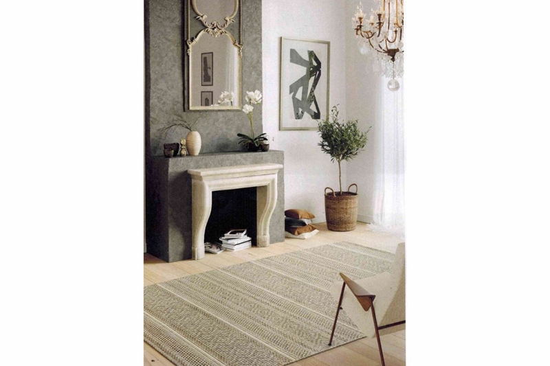 Picture of Indy Indoor/Outdoor Rug (Lines Beige) - 31.5"x59.1"