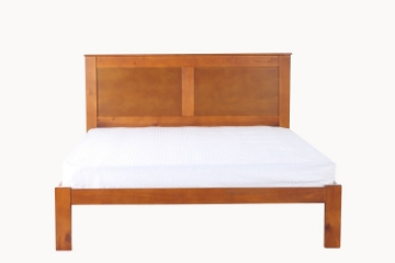 Picture of METRO Solid Pine Wood Eastern Bed Frame in Twin/Double/Queen/King Size (Honey)