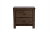 Picture of HEMSWORTH  2-Drawer Solid Timber in Rich Nightstand