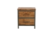 Picture of KANSAS 2-Darwer Acacia Wood Bedside Table (Walnut)