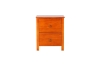 Picture of METRO 2-Drawer Solid Pine Wood Nightstand  (Honey)