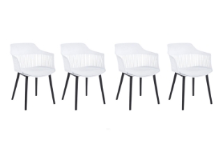 Picture of VERVE Arm Chair (White) - 4PC in 1 Carton