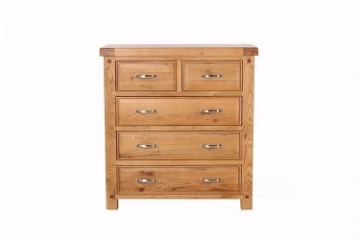 Picture of WESTMINSTER 5-Drawer Solid Oak Chest 