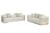 Picture of ANCONA Velvet Sofa (Beige) - 1 Seater (Armchair)