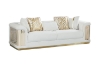 Picture of ANCONA Velvet Loveseat (Beige)