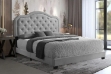 Picture of HELEN Velvet Bed Frame in Double/Queen/Eastern King Size (Grey)