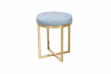 Picture of ROBIN Golden Frame Stool (Blue)