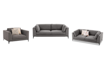 Picture of AMELIE Fabric Sofa Range (Dark Grey) - 1 Seater (Armchair)