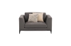 Picture of AMELIE Fabric Sofa Range (Dark Grey) - Loveseat+Sofa Set