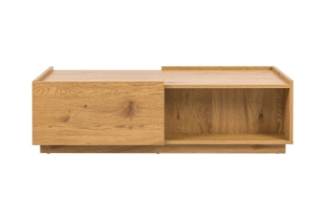 Picture of SACHA 120 2-Drawer Rectangle Coffee Table (Oak)