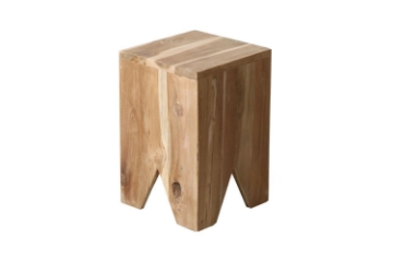 Picture of BARON Square Solid Teak Wood Stool/Side Table