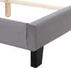 Picture of COVE Fabric Upholstery Bed Frame in Double Size (Grey)