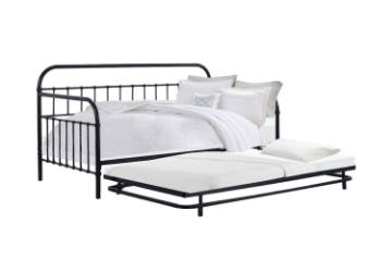 Picture of VALERIE Metal Daybed with Trundle (Black) - final sale