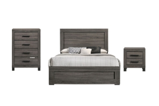 Picture of GLYNDON Bedroom Combo Set in Double Size - 3PC Combo