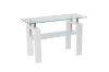 Picture of HORIZON Glass Console Table with High Gloss (White)