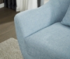 Picture of LUNA Sofa with Pillows (Light Blue) - 2 Seater (Loveseat)