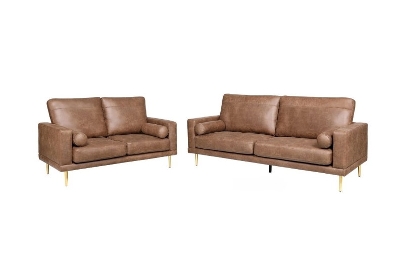 Picture of (Final Sale)SORRENTO 3+2 Embossing Fabric Sofa Range (Brown)
