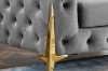 Picture of NORFOLK Button-Tufted Velvet Sofa Range (Grey) - 2 Seater (Loveseat)