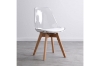 Picture of EFRON Dining Chair with White Cushion (Clear) - Each