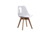 Picture of EFRON Dining Chair with White Cushion (Clear) - Each