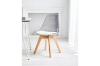 Picture of EFRON Dining Chair with White Cushion (Clear) - Each