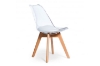 Picture of EFRON Dining Chair with White Cushion (Clear) - Each