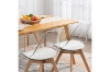 Picture of EFRON Dining Chair with White Cushion (Clear) - Each