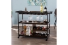 Picture of ALLY Rolling Wine Cart (Dark Brown)