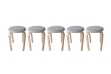 Picture of LOFT Bentwood Stackable Stool (Beige Pad) -  5 Stools in 1 Carton