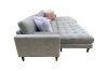Picture of TASMAN Linen Upholstered Sectional Sofa  (Grey) - Facing Right without Ottoman