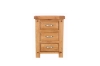 Picture of WESTMINSTER 3-Drawer Solid Oak Bedside Table