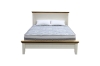 Picture of NOTTINGHAM Solid Oak Bed Frame in Queen/Eastern King Size (White)