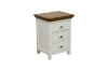 Picture of NOTTINGHAM 3-Drawer Solid Oak Nightstand (White)