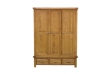 Picture of WESTMINSTER Solid Oak 3-Door and 3-Drawer Wardrobe 