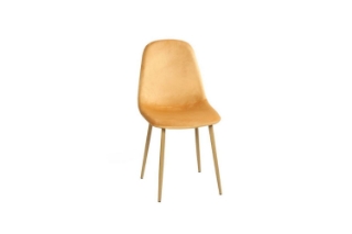 Picture of OSLO Velvet Dining Chair (Yellow)- Each