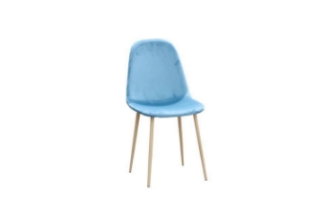 Picture of OSLO Velvet Dining Chair (Blue)- Single