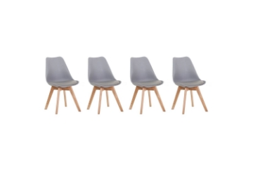 Picture of EFRON Dining Chair (Grey) - 4 Chairs in 1 Carton