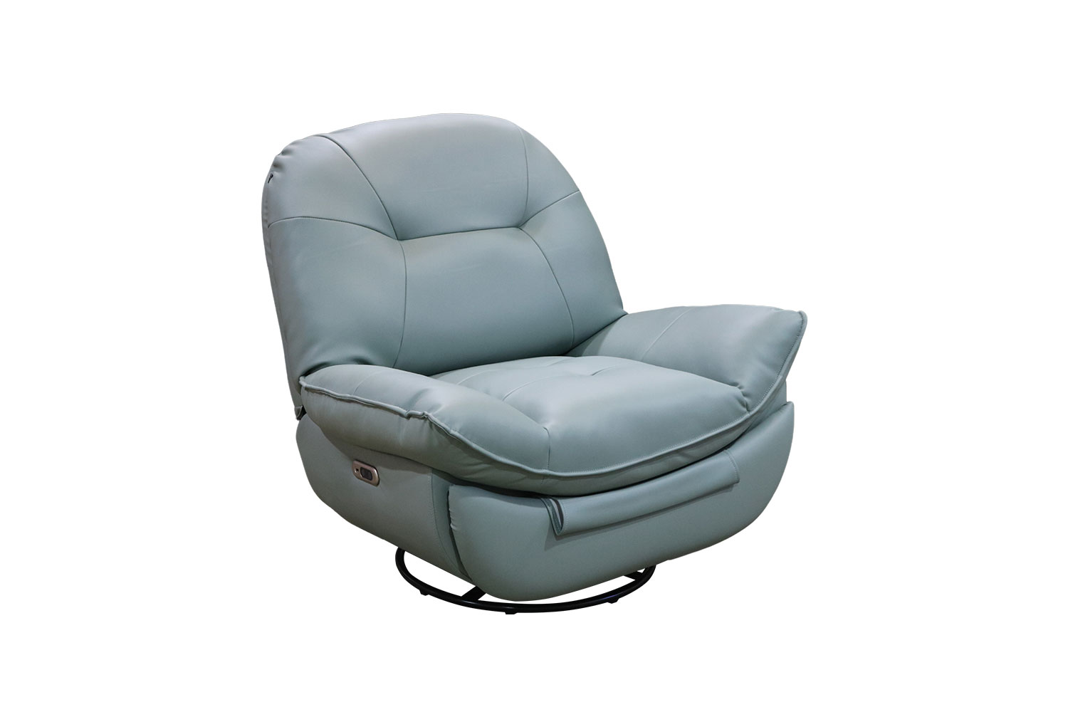 NIMBUS Swirl Power Recliner Chair with Mobile Holder (Green)iFurniture