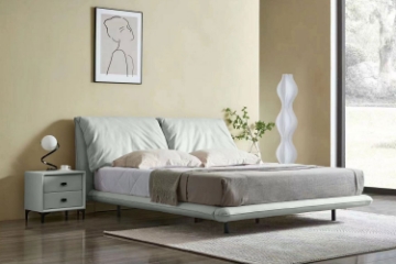 Picture of HOVER Float Bed Frame in Queen Size (Silver Grey)