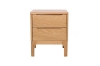 Picture of HELSINKI Solid Oak 2-Drawer Bedside Table