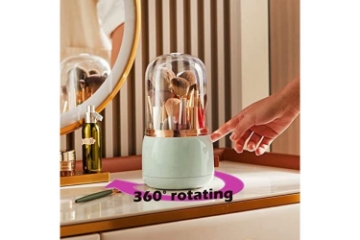 Picture of VIVID Swirl Cosmetic Storage Box (Light Green)