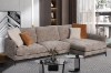 Picture of PALERMO Fabric Sectional Sofa (Brown) - Facing Right